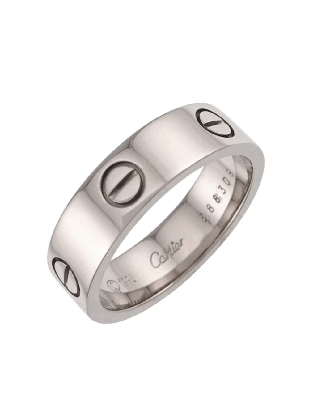 Cartier Love 60 Ring 18k White Gold 750